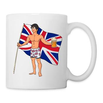 English Hot Boy - Mug - white - Right