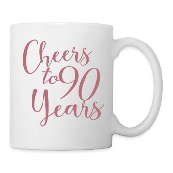 Vive les 90 ans du 90e anniversaire - Mug blanc - blanc - Droite