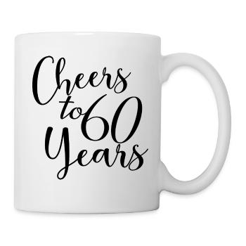 Vive les 60 ans du 60e anniversaire - Mug blanc - blanc - Droite
