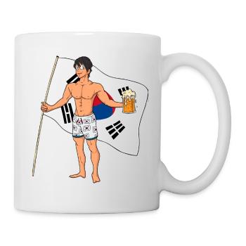 Hot Boy sud-coréen - Mug blanc - blanc - Droite