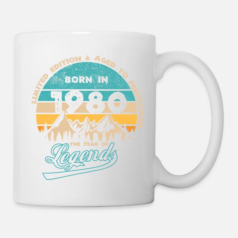 Legenden 1980 - Tasse - Weiß