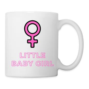 Baby Announcement Pregnancy - Girl - Surprise - Mug - white - Right