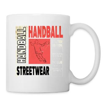 Handball Handball Player Handball Player Vintage Retro - Mug blanc - blanc - Droite
