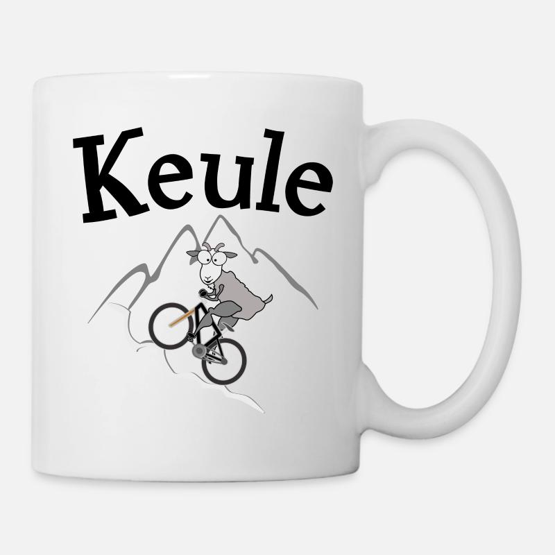 MTB Keule Bergziege - Tasse - Weiß