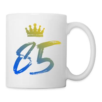 85 Number crown - Mug - white - Right