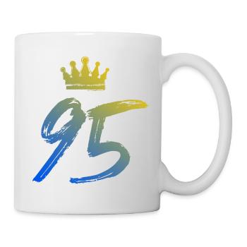 95 Number crown - Mug - white - Right
