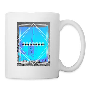 Norwich England UK City Skyline Home Love - Mug - white - Right