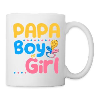 Pink or Blue Papa t’aime le meilleur papa de tous les temps - Mug blanc - blanc - Droite