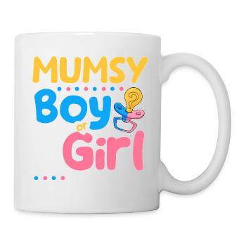 Pink or Blue Mumsy t’aime la meilleure maman de tous les temps - Mug blanc - blanc - Droite
