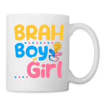 Pink or Blue Brah Loves You Best Brother Ever Big - Mug blanc - blanc - Droite