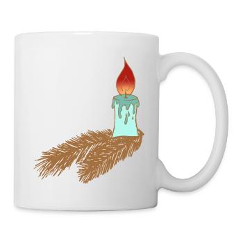 Christmascandle - Tasse - Weiß - Rechts