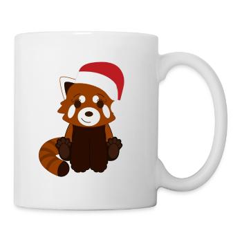 Red panda Christmas - Mug - white - Right