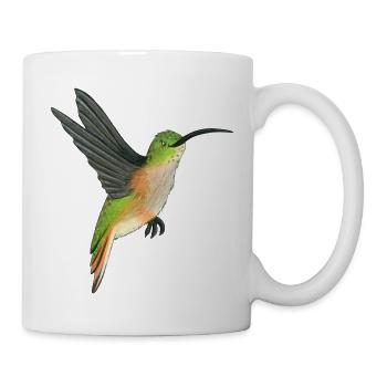 Kolibri - Tasse - Weiß - Rechts