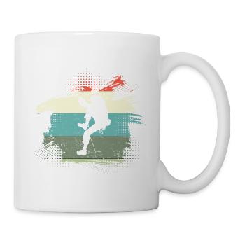 Climbing Mountaineering Climbers Gift Idea - Mug - white - Right