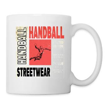 Handball Handball Player Handball Player Vintage Retro - Mug blanc - blanc - Droite