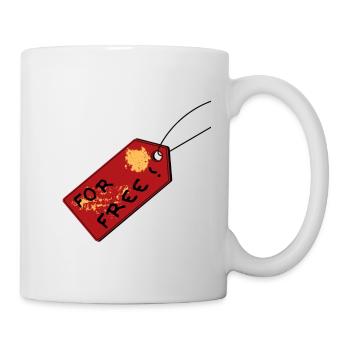 for free ! - Tasse - Weiß - Rechts