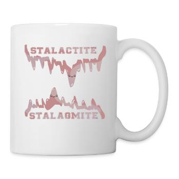 Kawaii cave stalactite - Mug - white - Right