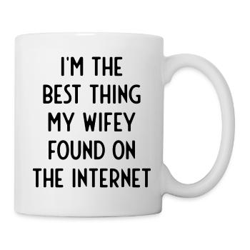 Couple Rencontres en ligne Mari Conjoint - Mug blanc - blanc - Droite