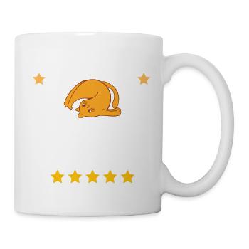 Drôle vilain mari hommes ton chat est à moi - Mug blanc - blanc - Droite