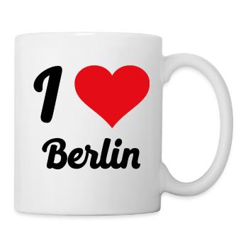 I Love Berlin - Tasse - Weiß - Rechts