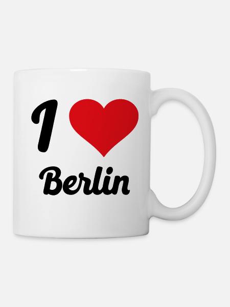 I Love Berlin - Tasse - Weiß