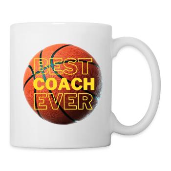 Le meilleur entraîneur de basketball. Cadeau pour le formateur - Mug blanc - blanc - Droite