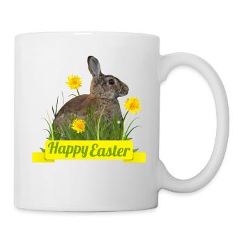 Happy Easter rabbit cony - Mug - white - Right