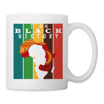 I'am African Black History - Mug - white - Right