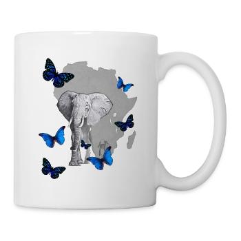 Terre du monde - Mug blanc - blanc - Droite