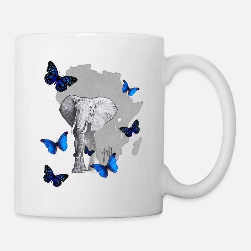 Terre du monde - Mug blanc - blanc