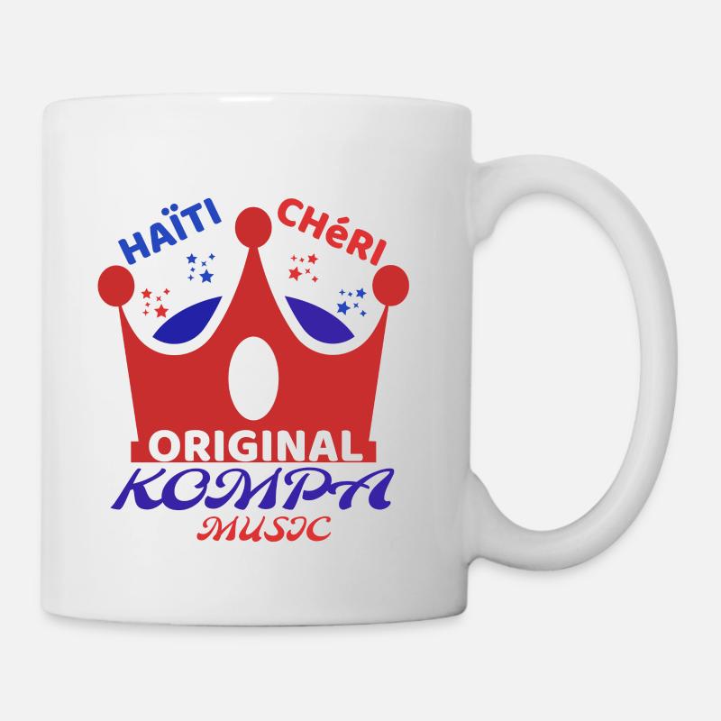 Haïti chéri original kompa music - Mug blanc - blanc