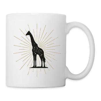 Pretty illuminated giraffe - Mug - white - Right