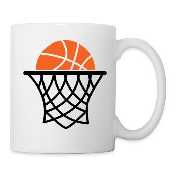 Basketball Basketballer - Tasse - Weiß - Rechts