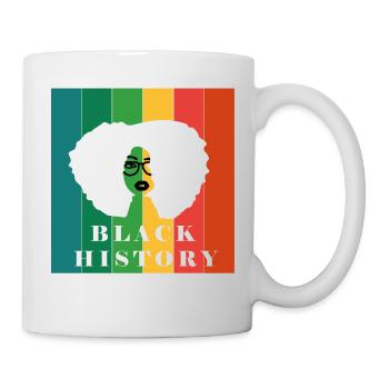 Black History all days - Mug - white - Right