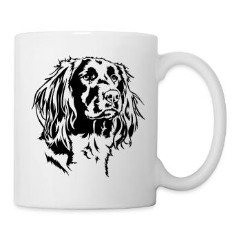 KLEINER MÜNSTERLÄNDER Jagdhund Jagdhunde Wilsigns - Tasse - Weiß - Rechts