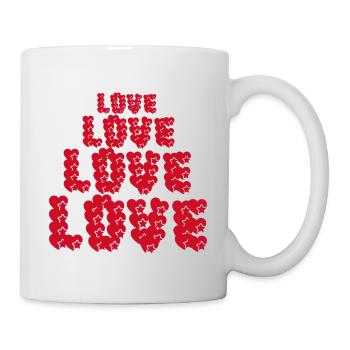 Love - Mug blanc - blanc - Droite