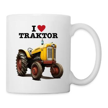 I LOVE TRAKTOR - Tasse - Weiß - Rechts