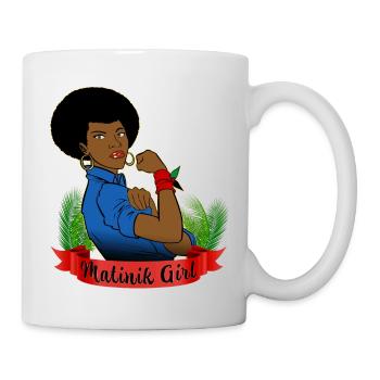 Martiniquaise Forte Matinik Mädchen Martinique - Tasse - Weiß - Rechts