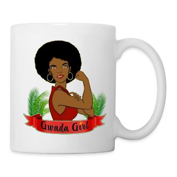 Gwada Girl Guadeloupe Flag - Mug - white - Right