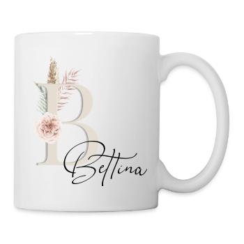 Bettina! Name Boho - Tasse - Weiß - Rechts