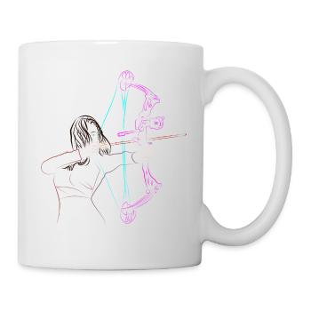 Archer T-Shirt Tir à l’arc - Mug blanc - blanc - Droite