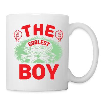 THE COOLEST BOY FUNNY - Mug - white - Right