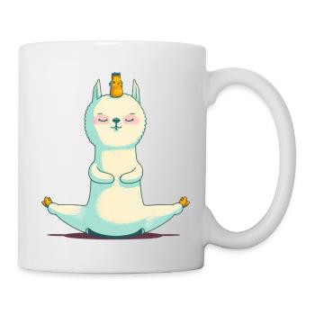 Yogallama - Tasse - Weiß - Rechts