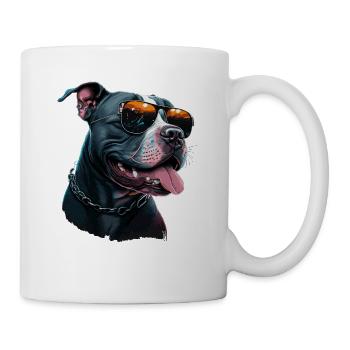 American Staffordshire Terrier - Mug blanc - blanc - Droite