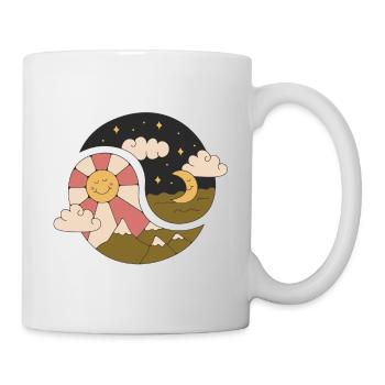 Le Soleil et la Lune sont un symbole d’une nature harmonieuse - Mug blanc - blanc - Droite