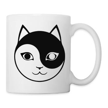 Katze - Tasse - Weiß - Rechts