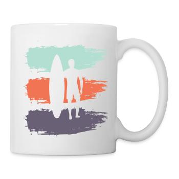 Skateboard SUP Surfing - Mug - white - Right