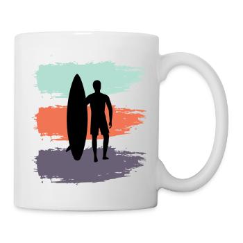 Skateboard SUP Surfing - Mug - white - Right