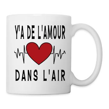 L'AMOUR - Mug blanc - blanc - Droite
