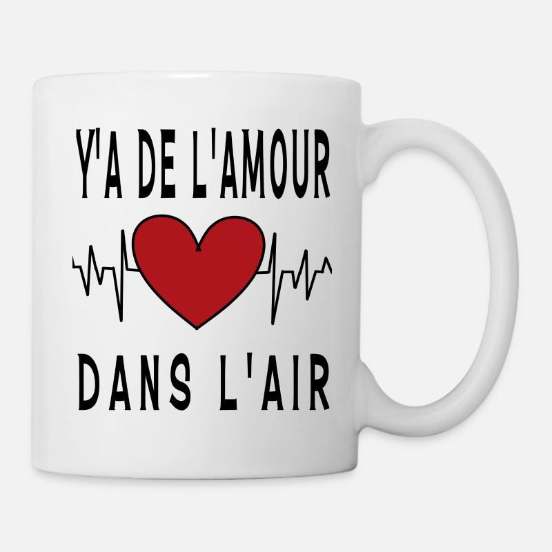 L'AMOUR - Mug blanc - blanc